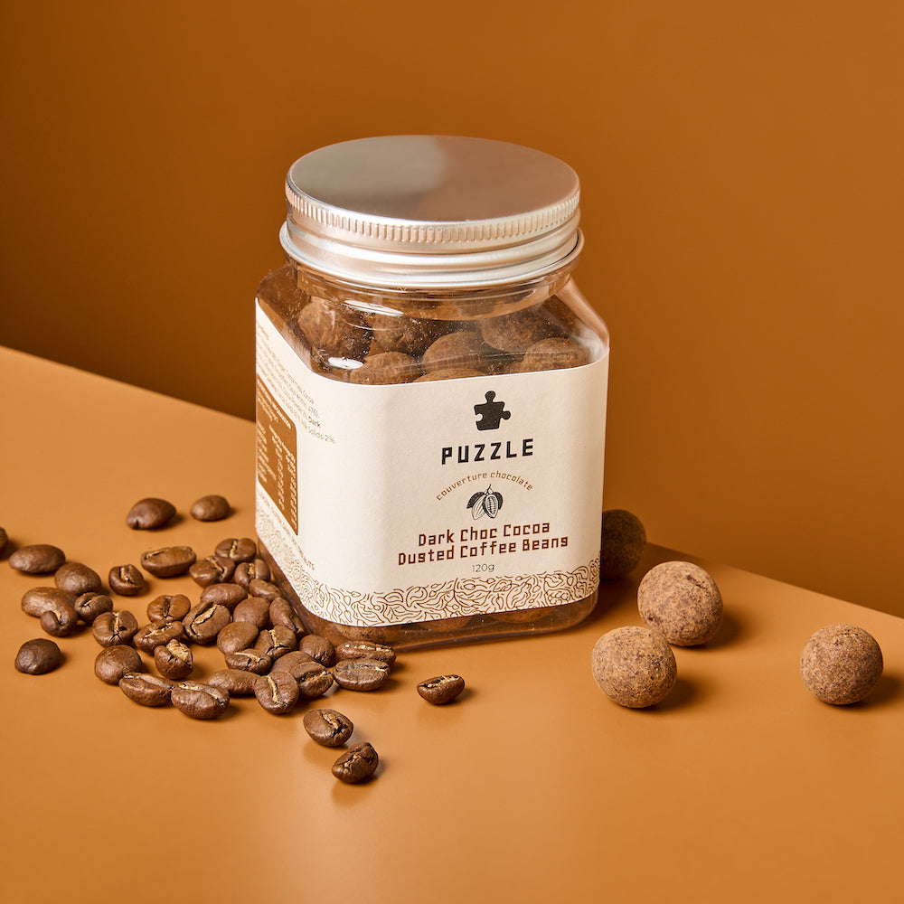 Dark Choc Cocoa Dusted Coffee Beans